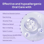 HICC PET Dog Dental Care Spray, Breath Freshener & Teeth Cleaning Spray, Dog Gingivitis Treatment, Prevent Bad Breath & Infections, Relieve Gum Redness, Reduce Plaque & Tartar, No Brushing, 5.1 Fl Oz