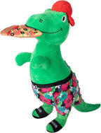 Fringe Studio Pizzasaurus REX Plush Dog Toy, Pet Shop Collection (314431)