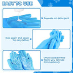 2PCS dog washing gloves and dog bath brush, 2-in-1 pet shower set | Suitable for dogs, cats, bath massage, and pet grooming