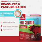 Grass fed Collagen for Dogs - Supports Health Skin & Coat, Hip, Joint Care & Cartilage Support + Skin Health and Mobility, 100% All Natural Collagen