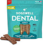 DOGSWELL Dental Jerky Dog Treats, Chicken, 24 oz. Bag
