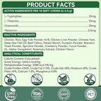 YOTANGO Cat Calming Treats – 500 Crunchy Calming Chews for Cats Kittens, Anxiety Relief & Stress Reduction for Travel, Thunder, Vet Visits, with Chamomile, L-Theanine & L-Tryptophan (Chicken Flavor)