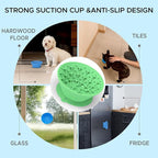 Dog Lick Bowl – Silicone Lick Mat for Dogs with Freeze Bone, Slow Feeder, Non-Slip Base, Includes Brush & Scraper, Large Opening for Anxiety Relief & Oral Health, Ideal for Frozen Treats (Green)