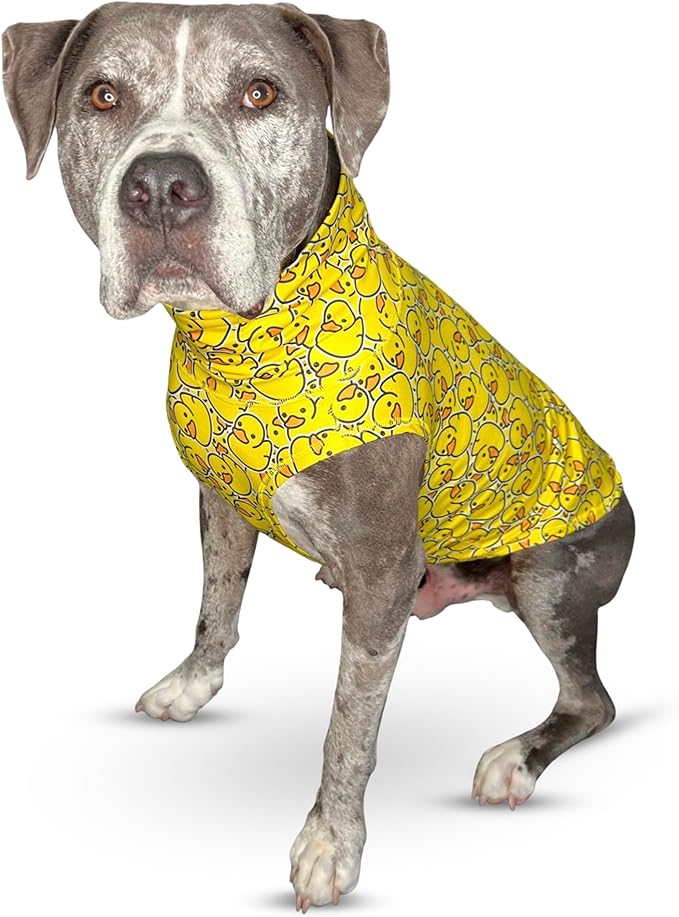 Tooth & Honey Dog Vest Shirt – Lightweight Sleeveless Summer Clothing for Pitbulls Large Breeds, Soft Anxiety Shirt, Breathable Sun Protection Pet Clothing