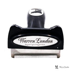Warren London Deshedding Brush for Medium Dogs, Short Hair | 2.5″ Stainless Edge | Reduces Shedding Fast | Vet-Trusted Undercoat Tool With Comfort Grip