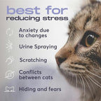 Cat Calming Diffuser Refills – Long-Lasting 30-Day Formula with Pheromones for Stress Relief, Relaxation, and Anxiety Reduction in Cats Easy to Use – (3 Refills)