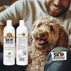 4-in-1 Dog Shampoo & Conditioner, Rosemary Mint, Cleans, Conditions, Detangles & Deodorizes, Natural, Vegan, Gentle Grooming for All Breeds & Coat Types 16 oz, Made in USA