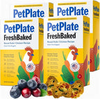 PetPlate Roost Rulin' Chicken FreshBaked Dry Dog Food, Gently Baked and Air-Dried Human Grade Dog Food, Formulated with Prebiotics and Postbiotics, Grain Free, No Fillers or by-Products 2lbs