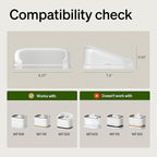 PETLIBRO Splash Shield for 3L Dockstream 2 Cat Water Fountain PLWF106 PLWF116 and PLWF305 Prevent Water Spills, Large top Radius, Easy to Remove & Clean