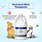 Life Line Pet Nutrition Wild Alaskan Fish Oil for Dogs and Cats 66oz – Omega 3 Fish Oil Supplement for Skin & Coat – Supports Brain, Eye & Heart Health in Dogs & Cats