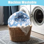 Dog Beds for Small Dogs, Cat Bed Cave, Washable Cute Cat Bed, Cozy Nook Pet Bed for Dogs or Cats, Anti-Slip Puppy Bed Fits up to 12 lbs Pets(Blue, 20" x 20")