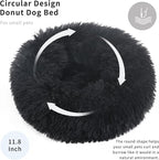 Ferret Bed Cave and Hideouts Burrowing Pet Bed for Guinea Pigs and Other Small Animals 11.8 inch for Cage Black