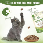 Freeze Dried Beef Liver Treats for Dogs & Cats, High Protein, Single Ingredient, Grain Free Dog Liver Treats, Healthy Training Snacks, Freeze Dried Liver for Dogs, 150g (5.3oz)