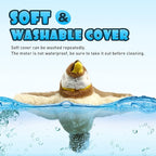 Cat Toys, Flapping Wings Sparrow, No Flying, Chirping Bird Interactive Catnip Toy for Kitten or Small Dogs, Touch Activated, Rechargeable