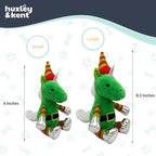 Huxley & Kent Funny Dog Toy w/Squeaker – Holiday Power Plush Squeaky Dog Toys for Small, Medium & Large Dogs – Soft Stuffed Animal for Indoor Play & Fetch - Buddy Unicorn, Small