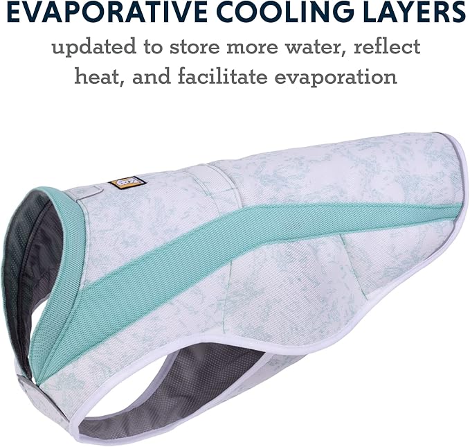 Ruffwear, Swamp Cooler Dog Vest, Evaporative Cooling for Hot Weather, Compatible with Most Harnesses, Sage Green, XX-Small