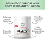 Pet Vet Allergy Relief Chews for Dogs (Beef Liver) – Itchy Skin Relief for Dog Allergies – Skin Irritation Treatment, Allergy Chews, Pet Probiotics – Dog Health