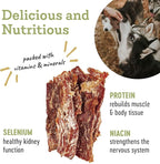 Farm Hounds - Premium Natural Turkey Jerky for Dogs - 100% Humanely Raised Turkey - Break-to-Size - Great for Training & Treats - No Added Fillers - Made in USA - 3.5 oz - 2 Pack