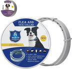 Large and Small Dog Flea Collar Vet-Recommended Dog Flea&Tick Treatment Prevention Collar for Dogs Under 18 lbs. | As Long as 8 Months Protection