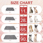 BEAUTYZOO Self Warming Cat Bed Pad, Self Heating Dog Bed Mat, Heated Cat Bed for Indoor Outdoor Cats, Thermal Warmer Pet Pad for Kitten Puppy Washable Non-Slip Chew Proof, 1 Pack 23 x 35 Inches Gray