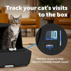 PetSafe ScoopFree Crystal Pro Self-Cleaning Cat Litter Box System – Enclosed Front-Entry – Advanced Odor Control – Includes 1 Disposable Crystal Litter Tray – Black (ZAL00-18159)