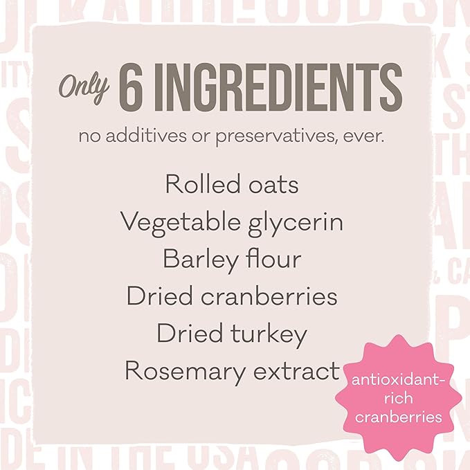 Polkadog Turkey & Cranberry Wonder Nuggets Dog Treats – All-Natural Pet Training Treats for Dogs – Healthy, Handmade Puppy Snacks – Bite-Sized, Soft, Chewy Treats for Pets – 10 oz