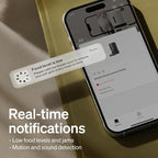 PETLIBRO Automatic Dog Feeder with Camera, Auto Cat Food Dispenser Slow Feeders Dogs Bowl, 1080P HD Video with Night Vision, 5G WiFi with 2-Way Audio, Stainless Steel Slow Food Tray