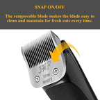 3-3/4F Cut Length 1/2"(13mm) Detachable Pet Dog Clipper Blades UltraEdge Series Clipper Blades for Dog Grooming Compatible with Most Andis,Oster A5 Wahl KM Series Clippers