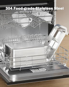 Stainless Steel Dog Water Fountain, 3 Gallon Extra Large Pet Fountains for Large Dogs, Great Dane Waterer Automatic Dog Bowl Dispenser,Filter Drinking Bowls for Multi Pets, Easy to Clean, Quiet Pump