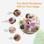 Dog Squeaky Toys Octopus - No Stuffing Crinkle Plush Dog Toys for Puppy Teething, Durable Interactive Dog Chew Toys for Small, Medium and Large Dogs Training and Reduce Boredom, 2 Pack