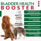 Cranberry D-Mannose for Dogs and Cats Urinary Tract Infection Support Prevents and Eliminates UTI, Bladder Infection Kidney Support, Antioxidant (Double Strength Tablet, 150 Count)
