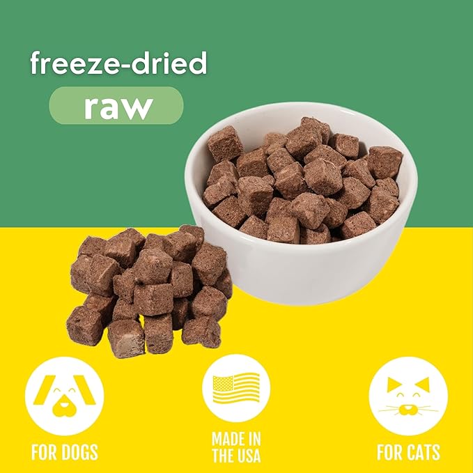 Momentum Carnivore Nutrition Freeze-Dried Turkey Training Bites – Two Ingredients-Turkey Gizzards and Hearts, All-Natural Dog Treats –Made in USA – Perfect for Training & Rewards- 2.5 oz Bag