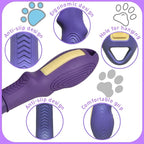 Pet Flea Comb for Dogs & Cats,Removes Tangles & Flea, Tear Stain Removal, Stainless Steel Metal Teeth, Non-slip & Anti-static Rubber Handle, Safe & Gentle Pet Grooming Comb