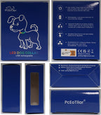 Pceotllar Light Up Dog Collar, Rechargeable Led with Automatic 7-Color Changes, Water Resistant for Night Walking, Bright Glow Collar (Blue, S)