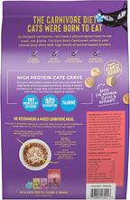 Tiki Cat Born Carnivore High Protein Dry Cat Food, Chicken Herring & Salmon Meal, 2.8 lbs. Bag