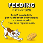 Temptations Creamy Puree Squeezable Lickable Wet Cat Treats with Cheese, 0.42 oz. Tubes, 4 Count, Pack of 11 (44 Total)
