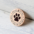 Myluckytag QR Code Stainless Steel Personalized Dog ID Tag - Engraved, Durable, Online Pet Profile, Location Alert Email