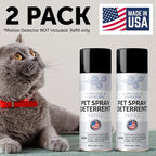 Compatible Refill for PetSafe SSSCat Motion Sensor Device, [2 Pack] Gentle Pet Training Aid for Home Boundaries – Non-VOC, Family-Safe Spray – Made in The USA. Holds about 75-100 Sprays Per Can