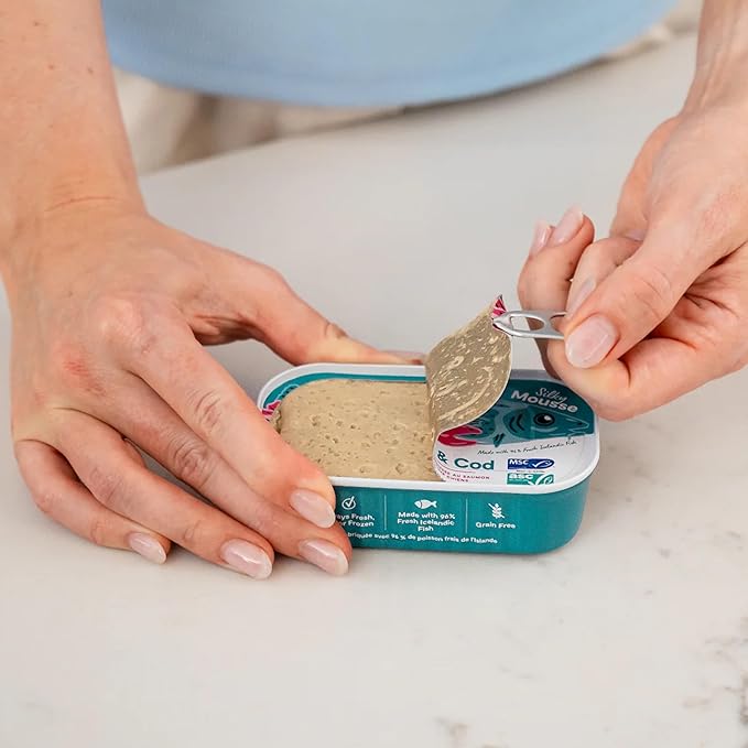 Open Farm, Canned Cat Food Topper, Silky Mousse Made with 95% Responsibly Sourced Icelandic Fish, Grain & Legume Free, Arctic Char Recipe, 3.17oz Cans (Pack of 17)