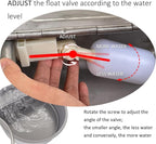 Automatic Water Dispenser for Dog Water Bowl Dispenser Large Size Stainless-Steel Waterer Feeder Self Filling Water Trough for Poultry and Livestock (Metallic Gray, Large)