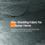 BALANCE 2 in 1 Cat Bed Cave for Kittens and Small Dogs, Cat Tents for Indoor Cats, Covered Cat Beds with Removable Cushion, Calming Cat Nest, Cat Hideaway, Washable Cat House with Non-Slip Bottom