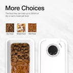 ALL FOR PAWS Automatic Cat Feeder Wet Food Dispenser - 1 Cup Compartment, 300ml Capacity Each, Includes Ice Pack, Dishwasher Safe Removable Trays (1 Meal)