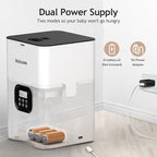 VOLUAS Automatic Cat Feeders - Timed Pet Feeder for Cats and Dogs with Dry Food Dispenser, Desiccant Bag, Programmable Portion Control, 4 Daily Meals, 10s Voice Recorder