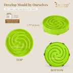 JASGOOD Slow Feeder Dogs Bowl for Large Medium Dogs,Anti-Gulping Pet Slower Food Feeding Bowls Stop Bloat,Preventing Choking Healthy Design Dogs Bowl