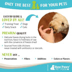 Raw Paws Freeze Dried Chicken Liver Dog & Cat Treats, 4-oz - Made in USA - Liver Treats for Dogs & Cats