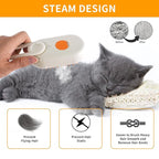 Cat Steam Brush - 3 in 1 Spray Pet Comb for Shedding, USB Rechargeable Pet Hair Removal, for Cats, Cat Grooming Brush, for Kittens and Puppies, Massage and Remove Loose Hair