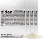 pidan Cassava Cat Litter clumping,Odor Control,Plant-Based Natural Ingredients,Ultra Absorbent and Fast Drying,Low,Dust,Scented (5.3lb×4bags)