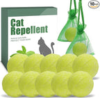 10 Pack Cat Repellent Outdoor to Keep Cats Away, Cat Deterrent Indoor Powered by Peppermint & Lemongrass Oils Safe for Pets & Children, Keeps Cats Out of Furniture, Plants, Specific Areas Effectively