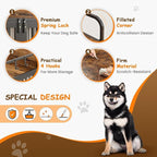 Dog Crate Furniture, 48" Heavy Duty Wooden Dog Crate End Table, XL Dog Kennel Furniture Large Breed, Decorative Dog Kennel Indoor, Double-Door Dog House