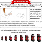 QUMY Dog Shoes for Large Dogs, Medium Dog Boots & Paw Protectors for Winter Snowy Day, Summer Hot Pavement, Water-Resistant in Rainy Weather, Outdoor Walking, Indoor Hardfloors Skid-Resistant Sole